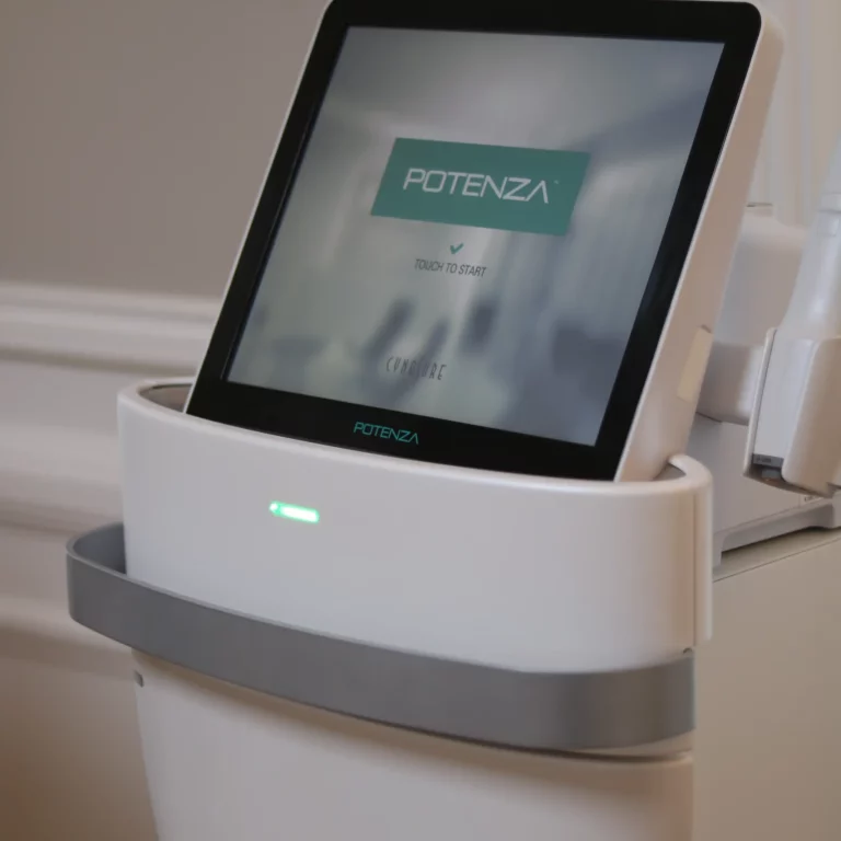 Potenza technologie utilisé au cabinet esthétique du docteur julien vivier à Paris et à Lyon