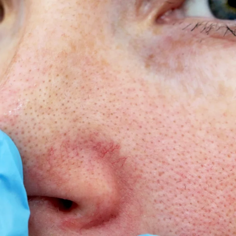 Traitement par laser des télangiectasies au cabinet du docteur Julien Vivier Paris